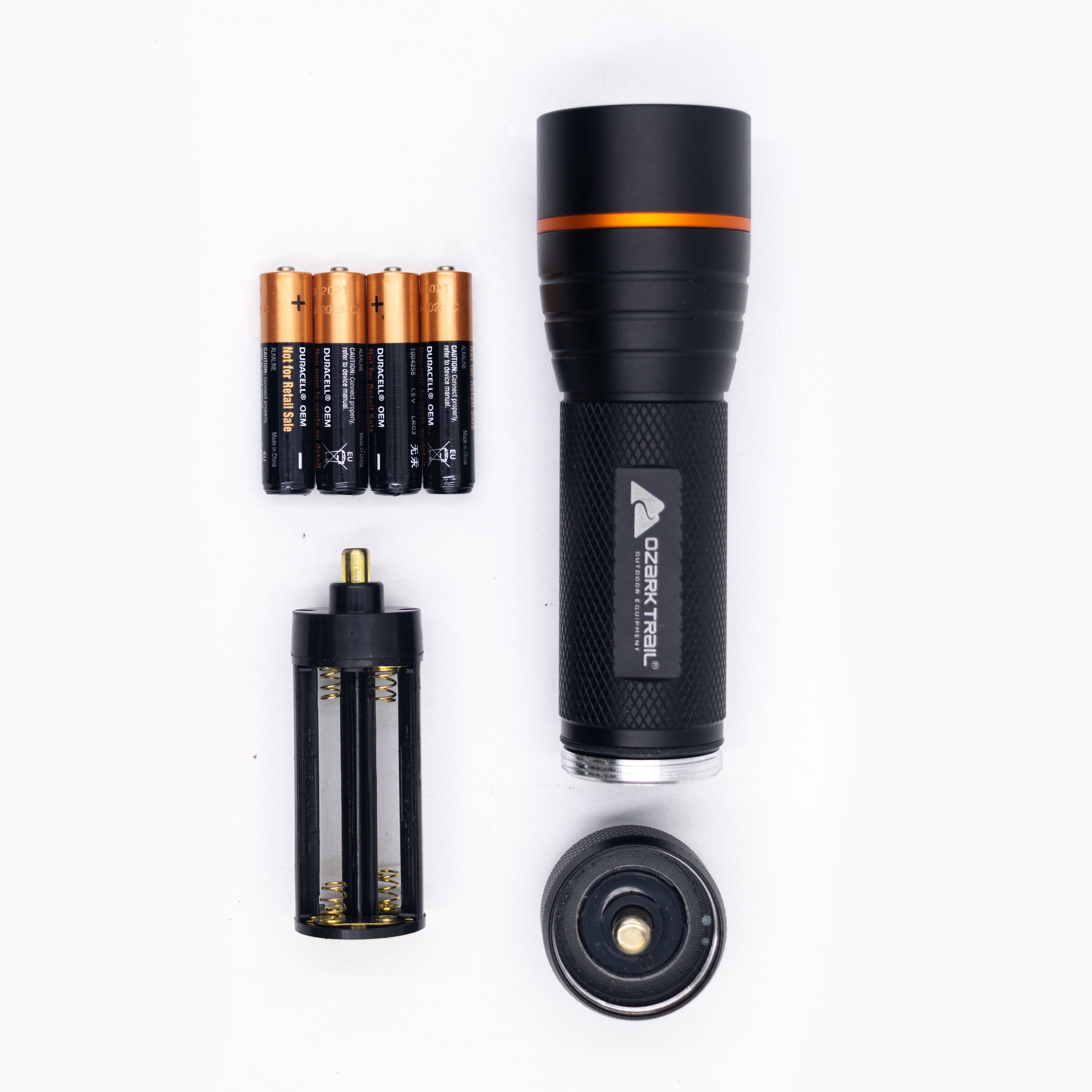 Ozark Trail 550 Lumens LED Flashlight, 4 AAA Batteries included