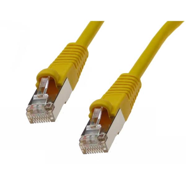 50 ft. Cat6 Snagless Shielded (STP) Network Patch Cable, Yellow