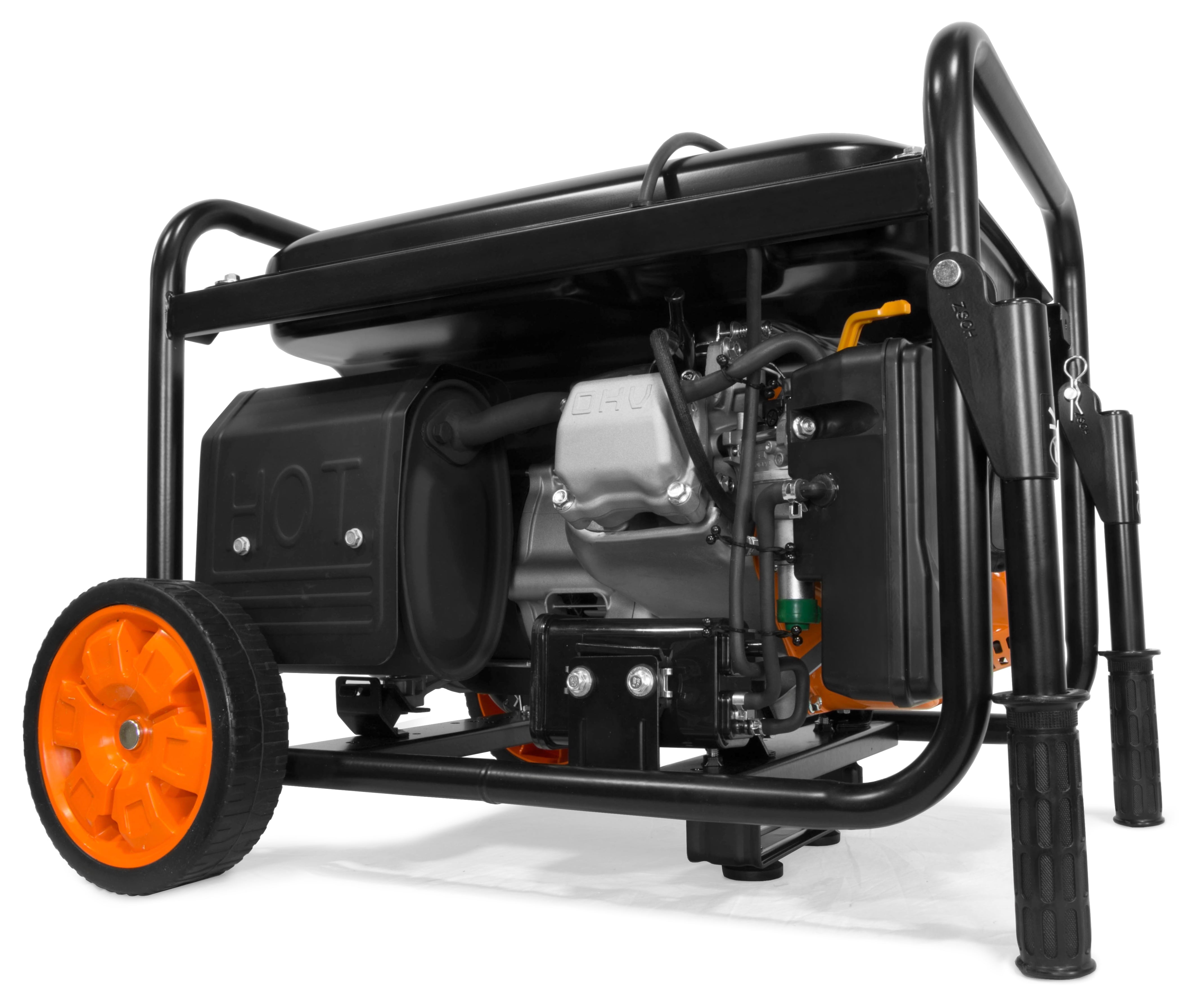 WEN 6000-Watt RV-Ready Portable Generator with Wheel Kit, CARB Compliant