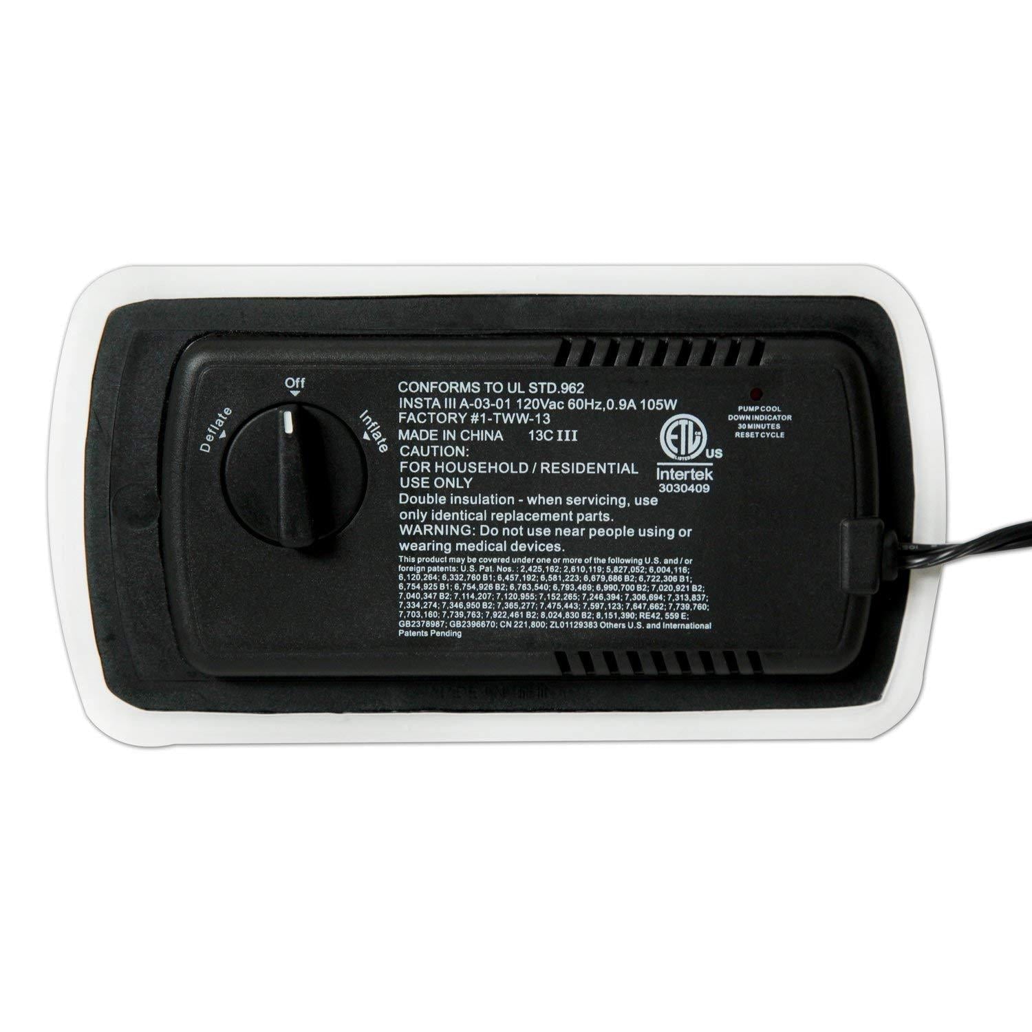 Dream Series Air Mattress with ComfortCoil Technology & Internal Built In High Capacity Pump - Queen Size