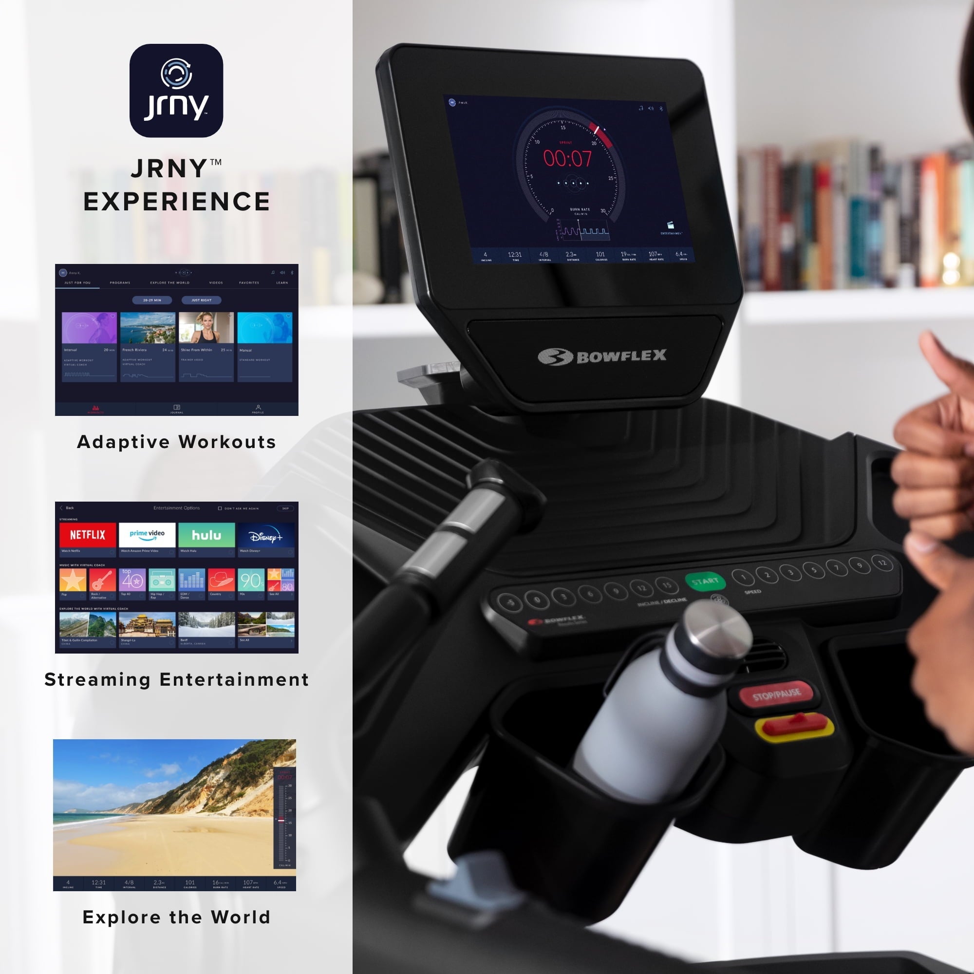 Bowflex Treadmill 10, Free 2-month JRNY Membership