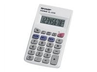Sharp EL233SB EL233SB Pocket Calculator, 8-Digit LCD