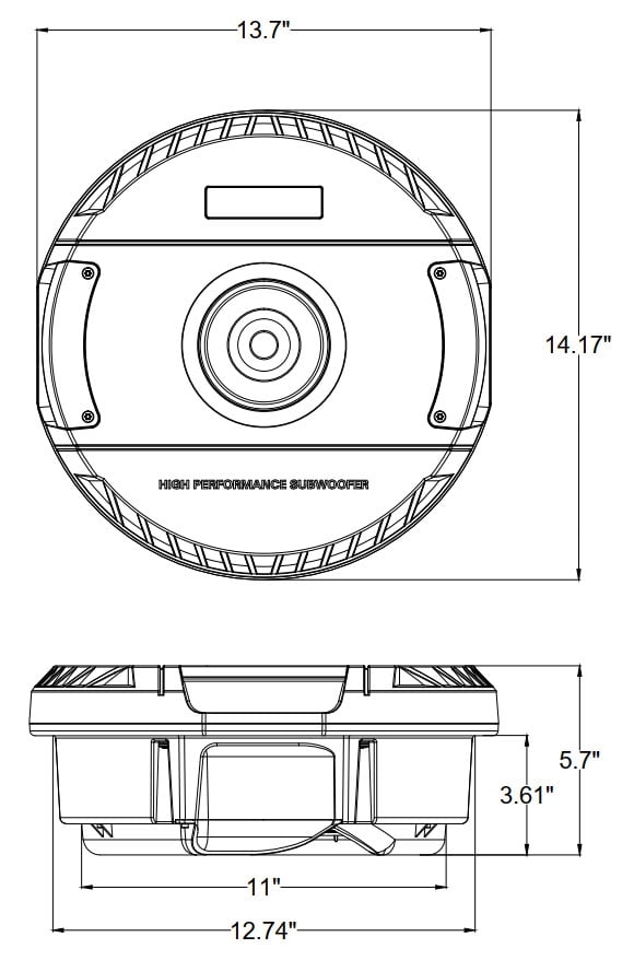 (4) Rockville RV68.3A 6x8