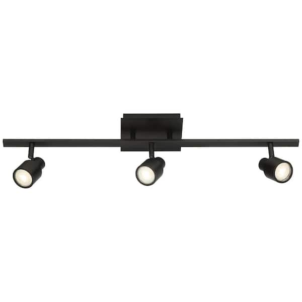 Matte Black Integrated LED Flexible Track Pendant