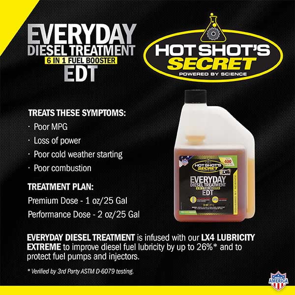 Hot Shot's Secret Everyday Diesel Treatment 16 FL. OZ. Squeeze