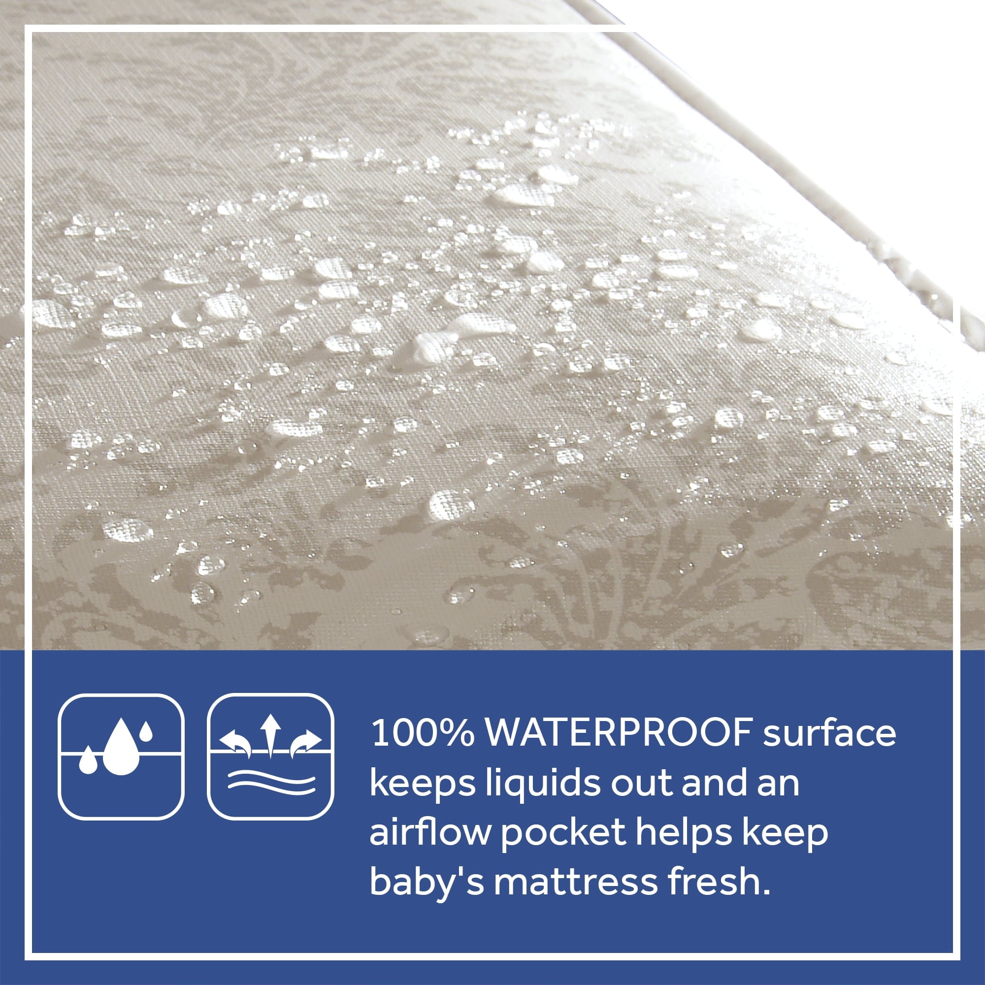 Ortho Rest Premium 2-Stage150 Coil Crib and Toddler Mattress, Gray