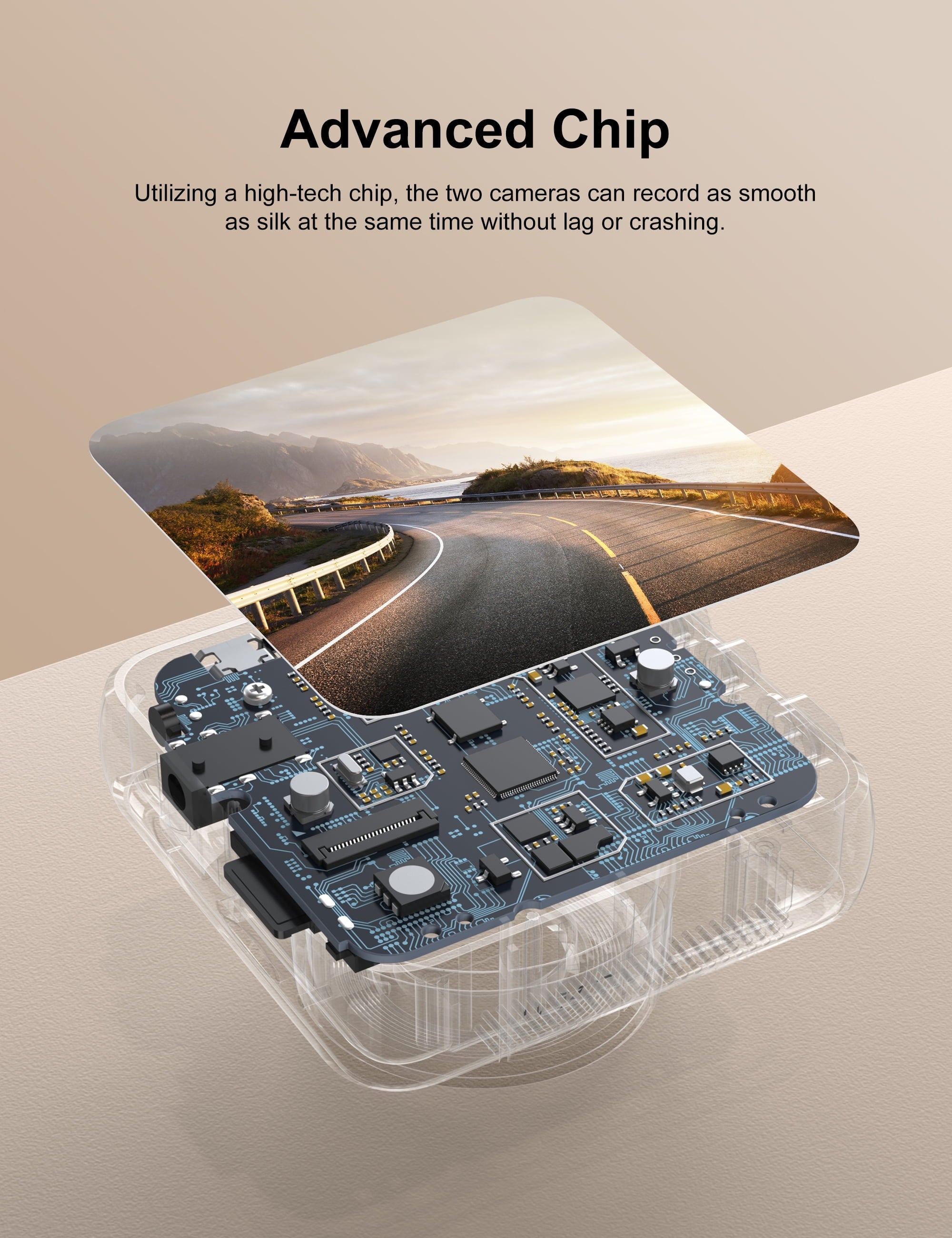 iZEEKER Dual Dash Cam Front and Rear Car Camera with SD Card 1080P Full HD, Dash Camera for Cars with Accident Recording, Parking Monitor, Night Vision, WDR