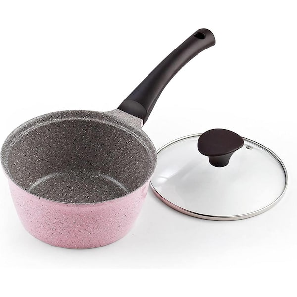 Cook N Co 6-Piece Cast Aluminum Ceramic Nonstick Cookware Set in Multi-Colored