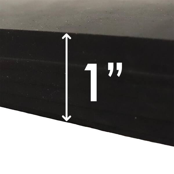Neoprene Commercial Grade, Black, 60A, 1