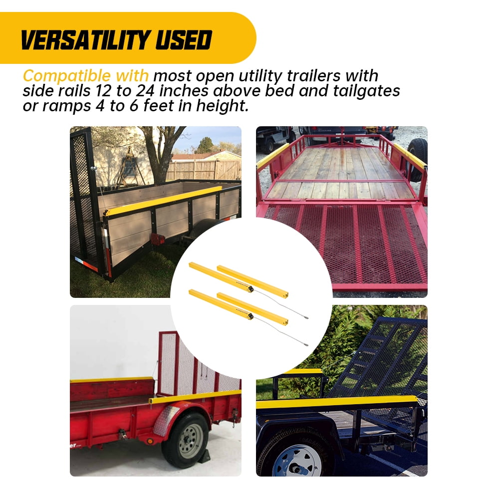 Kojem 2-Sided Trailer Hitch Lift Tailgate Gate Ramp Lift Assist System 400 LBS