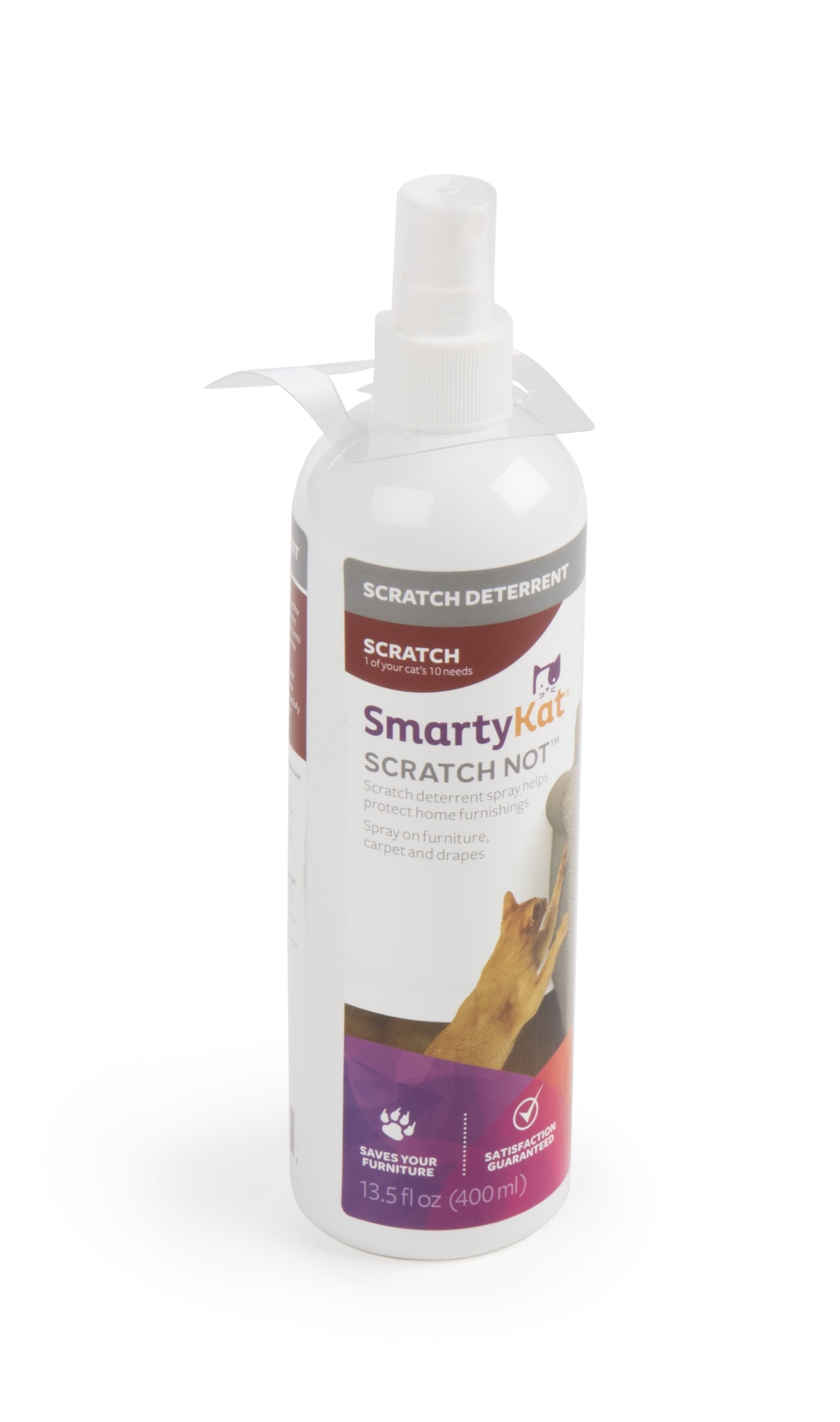 SmartyKat Scratch Not Cat Spray, Anti-Scratch Training & Scratch Deterrent Spray, 13.5 fl oz