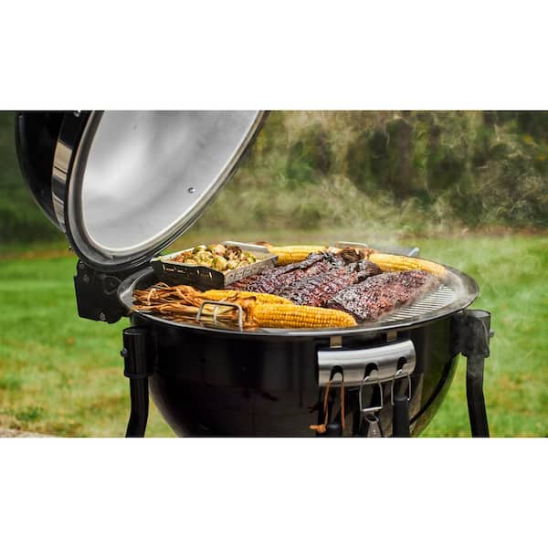Summit Kamado E6 24 in. Charcoal Grill in Black