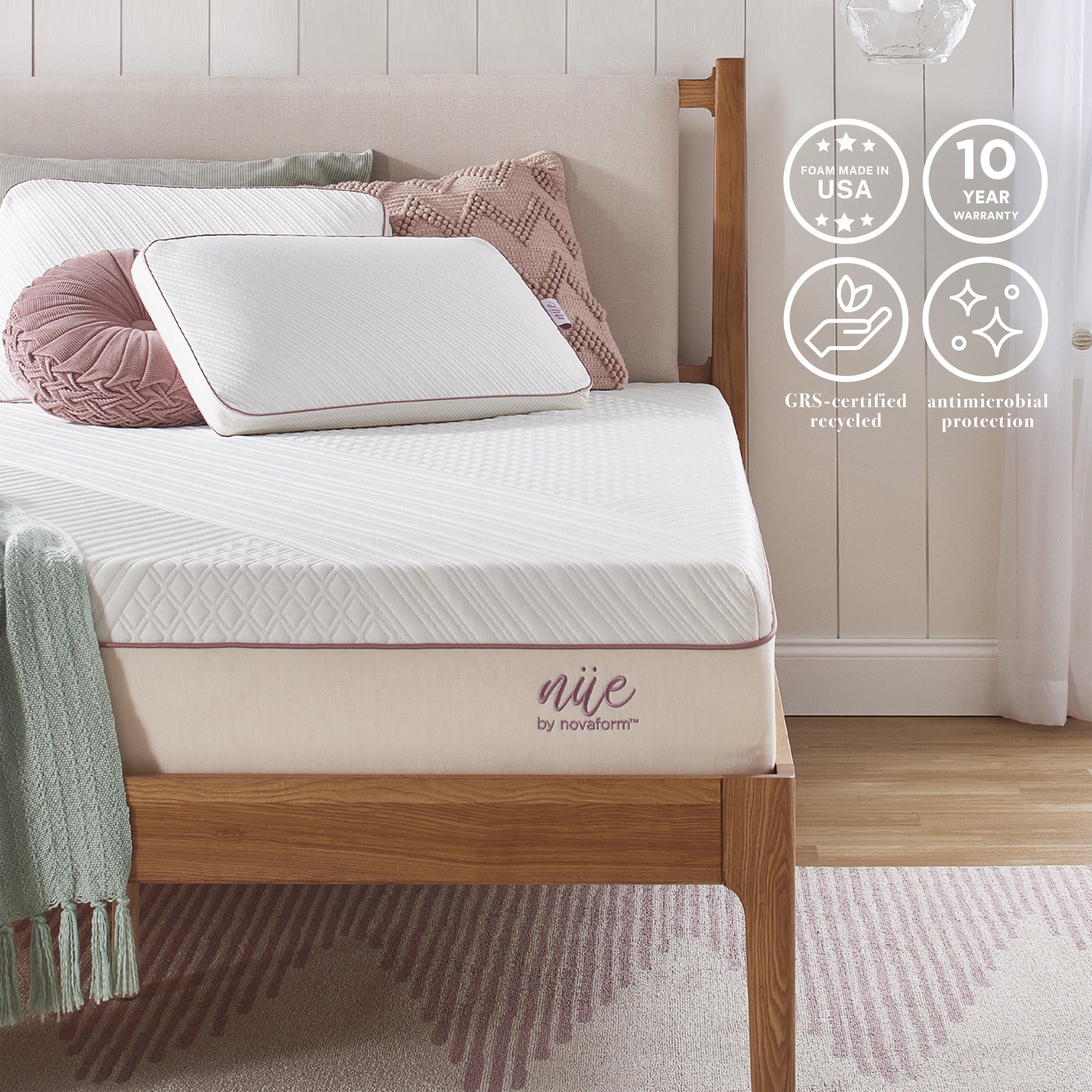 by Novaform 10 inch Hybrid Support Mattress, Queen