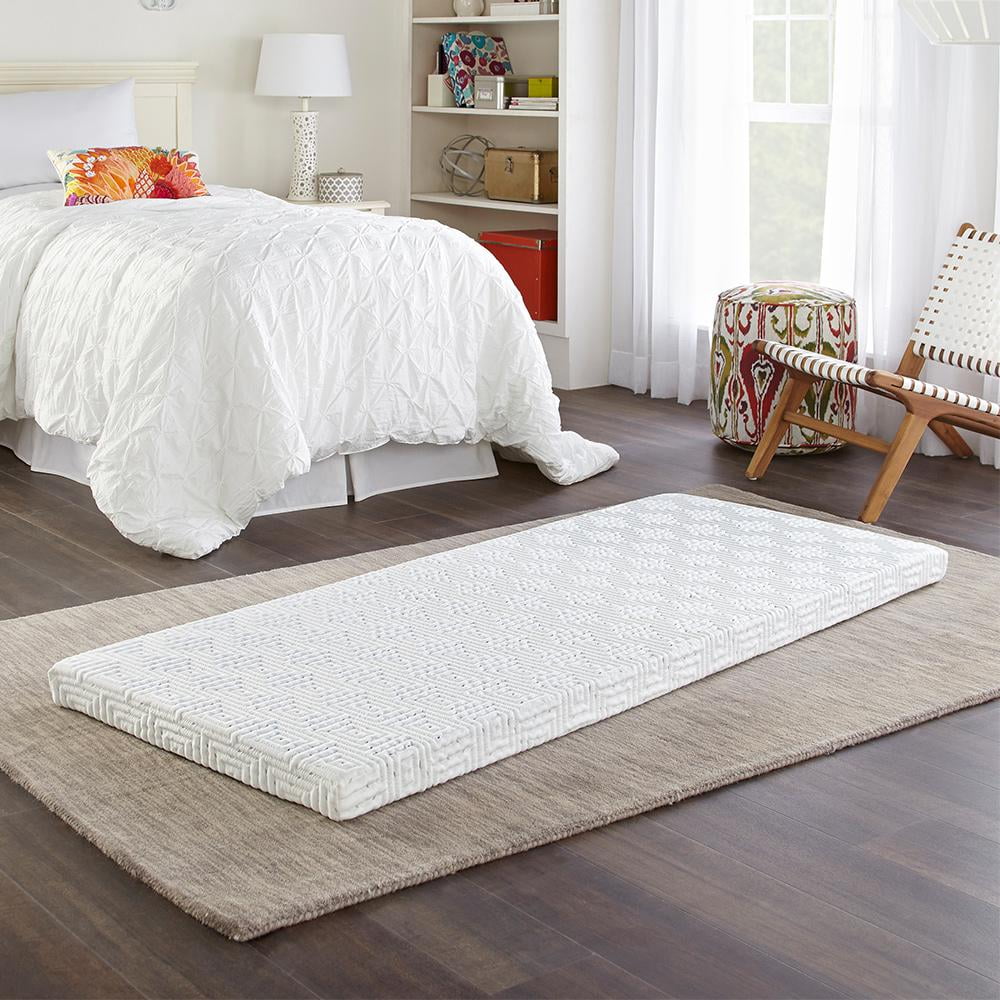 Thomasville Roll and Store Memory Foam Mattress Roll-Up Guest Bed/Floor Mat, 3