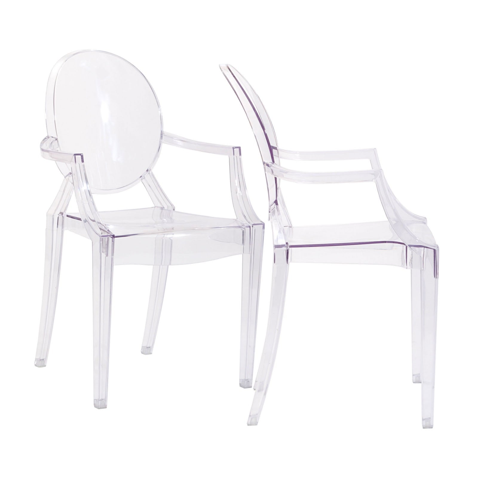 Modway Casper Miniature Chair in Clear,  3.5