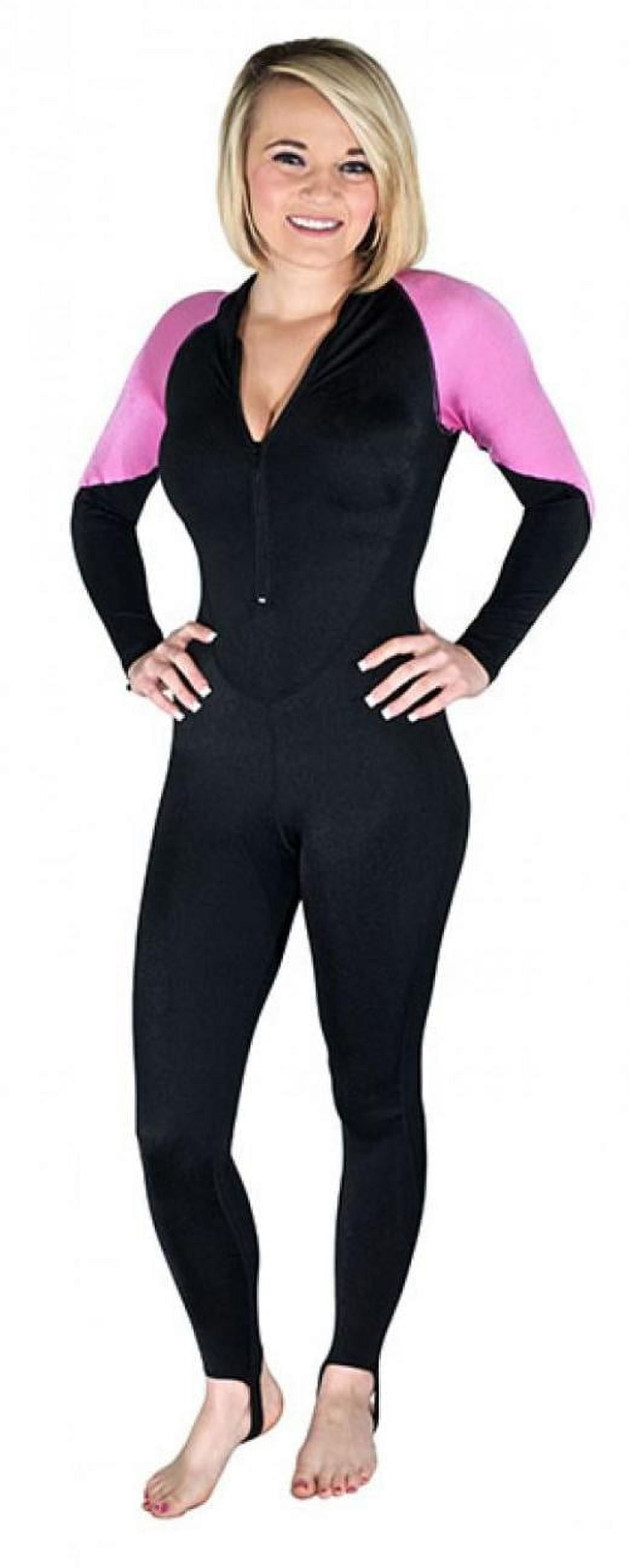 Storm Pink and Black Lycra Scuba Diving Skin - X-Small