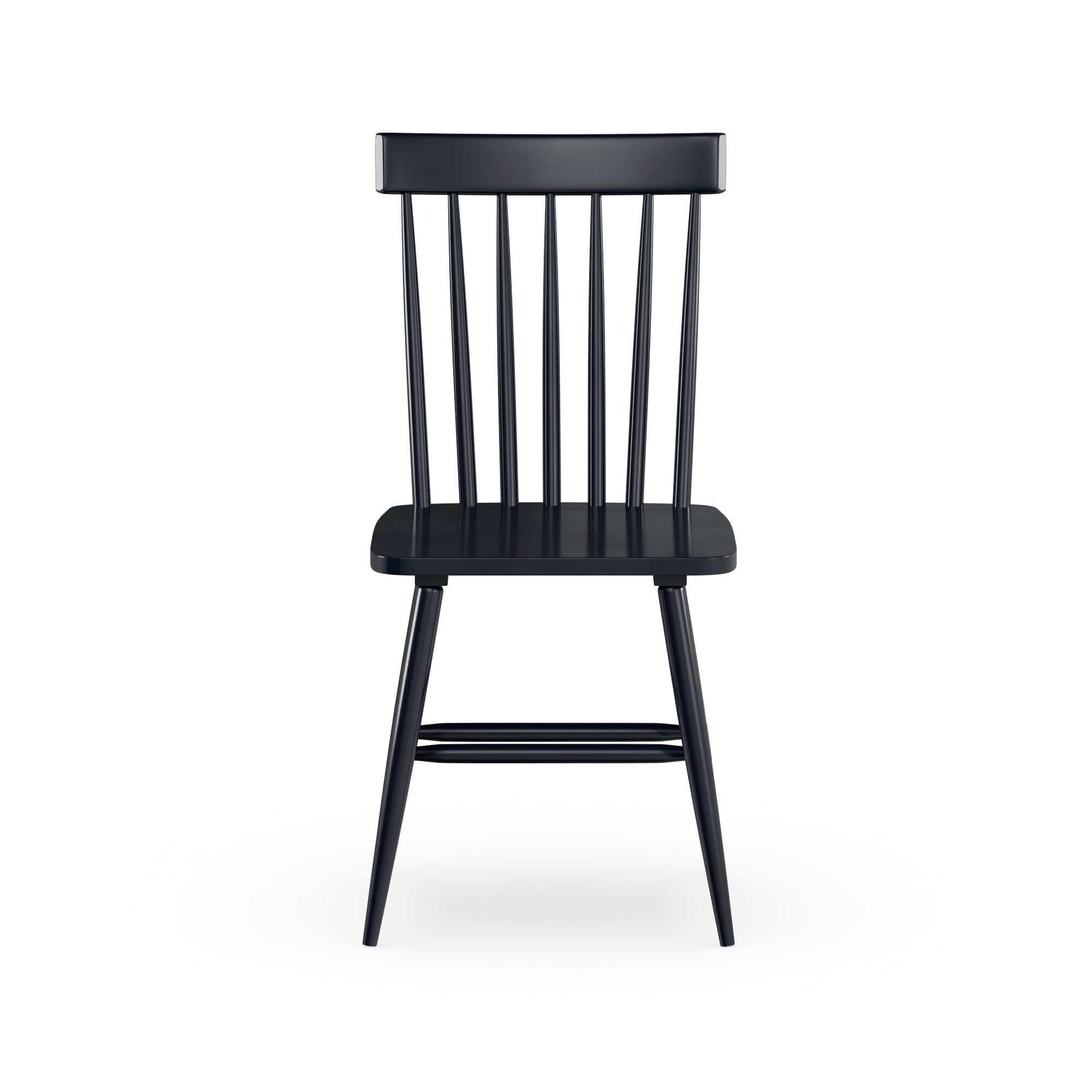 Better Homes & Gardens Gerald Classic Black Wood Dining Chairs, Set of 2