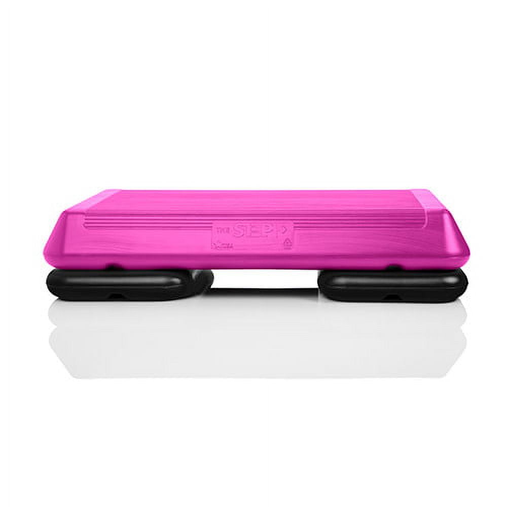 The Step Circuit Size Platform with Two (2) Freestyle Risers - Pink