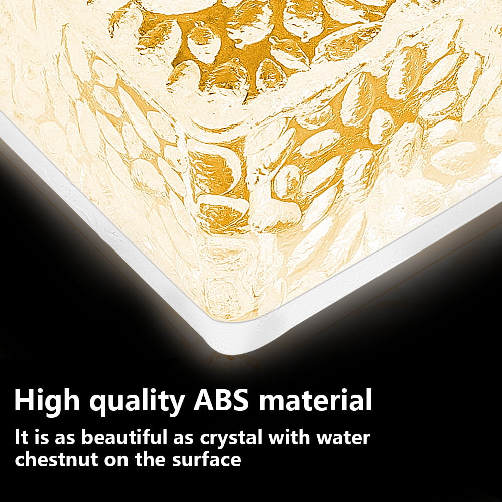 KEINXS 3 Pack Solar Brick Lights Ice Cube Light Lamp Frosted LED Landscape Light Buried Light Square Cube for Outdoor Night Lamp Garden Courtyard Pathway Decoration