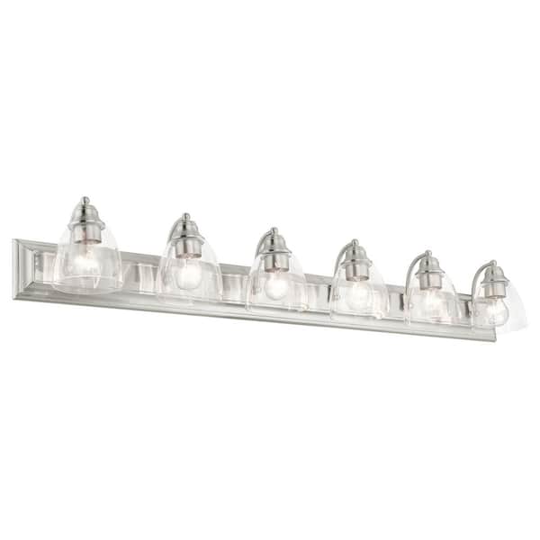 Birmingham 6 Light Brushed Nickel Vanity Sconce