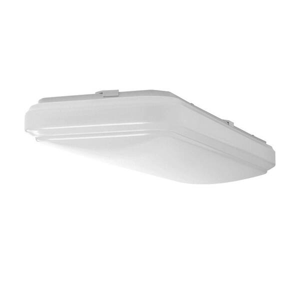 24 in. x 10 in. Rectangular Light Fixture LED Flush Mount 1500 Lumens 4000K Bright White Kitchen Lighting Basement