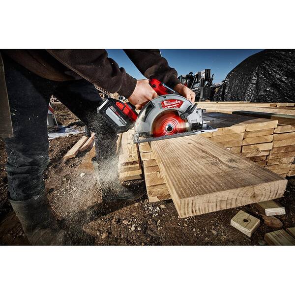 M18 FUEL 18V Lithium-Ion Brushless Cordless HACKZALL Reciprocating Saw with 7-1/4 in. Circular Saw