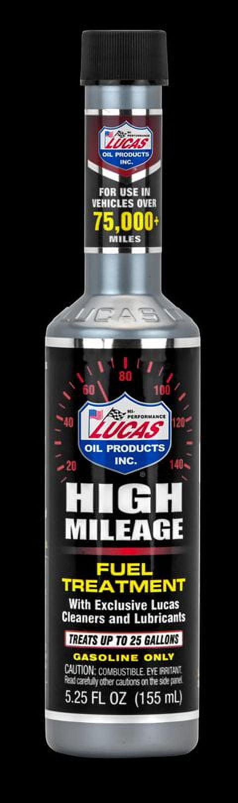 Lucas Oil 10977 5.25 oz High Mileage Fuel Treatment