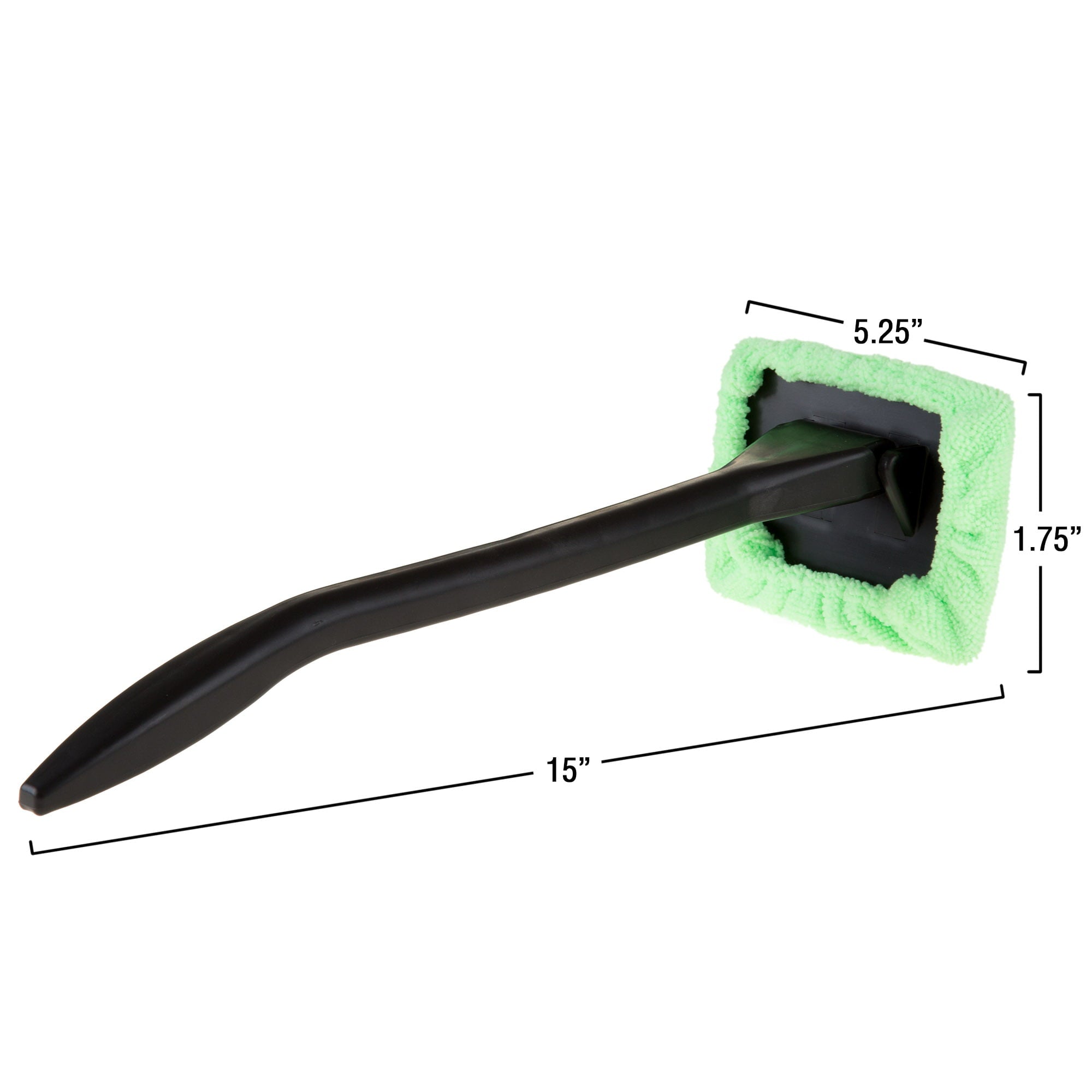 Stalwart Windshield Cleaner with Microfiber Cloth (Green)