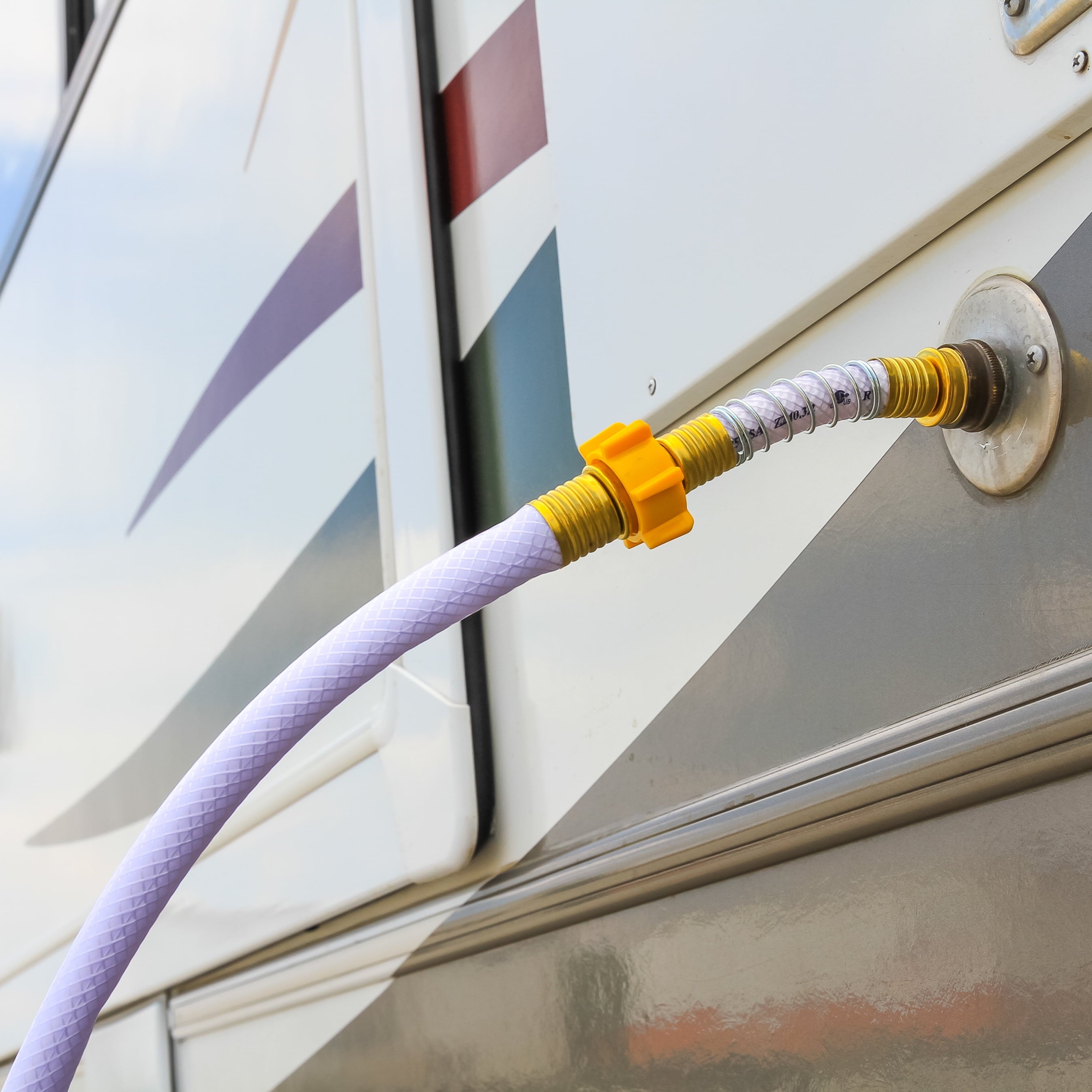 Camco TastePURE 25-Foot Camper/RV Drinking Water Hose | Lead-Free, BPA-Free, and Phthalate-Free UV-Stabilized PVC (22783)