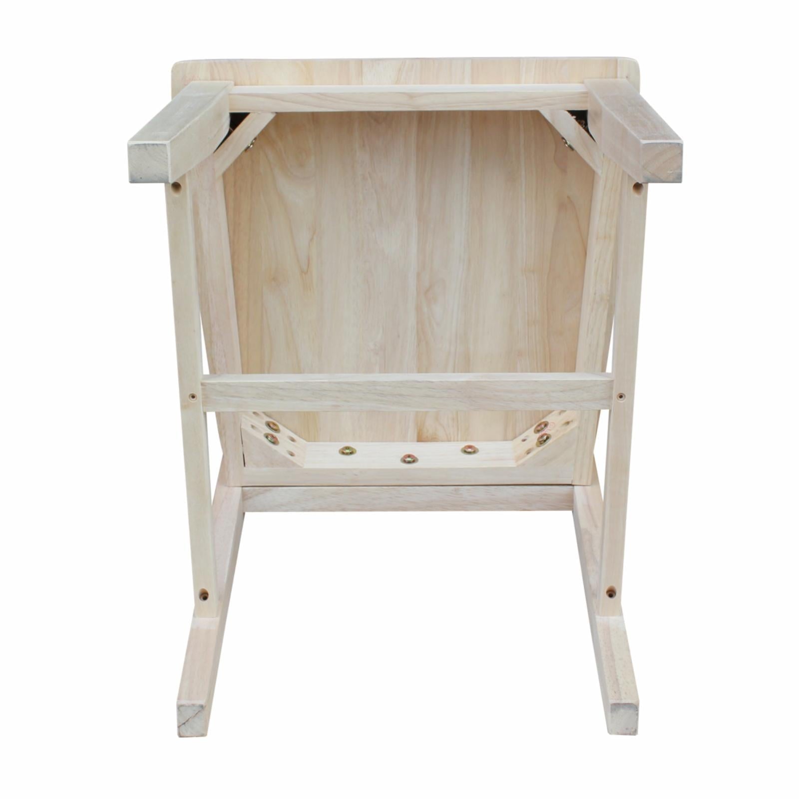 International Concepts Aspen Slat Back Dining Chairs - Set of 2