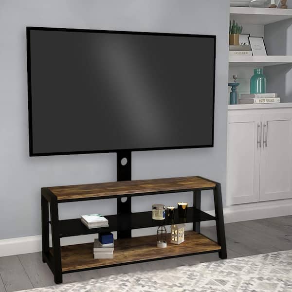 Large Tabletop TV Stand Mount with 30° Swivel For 35-65 in TV