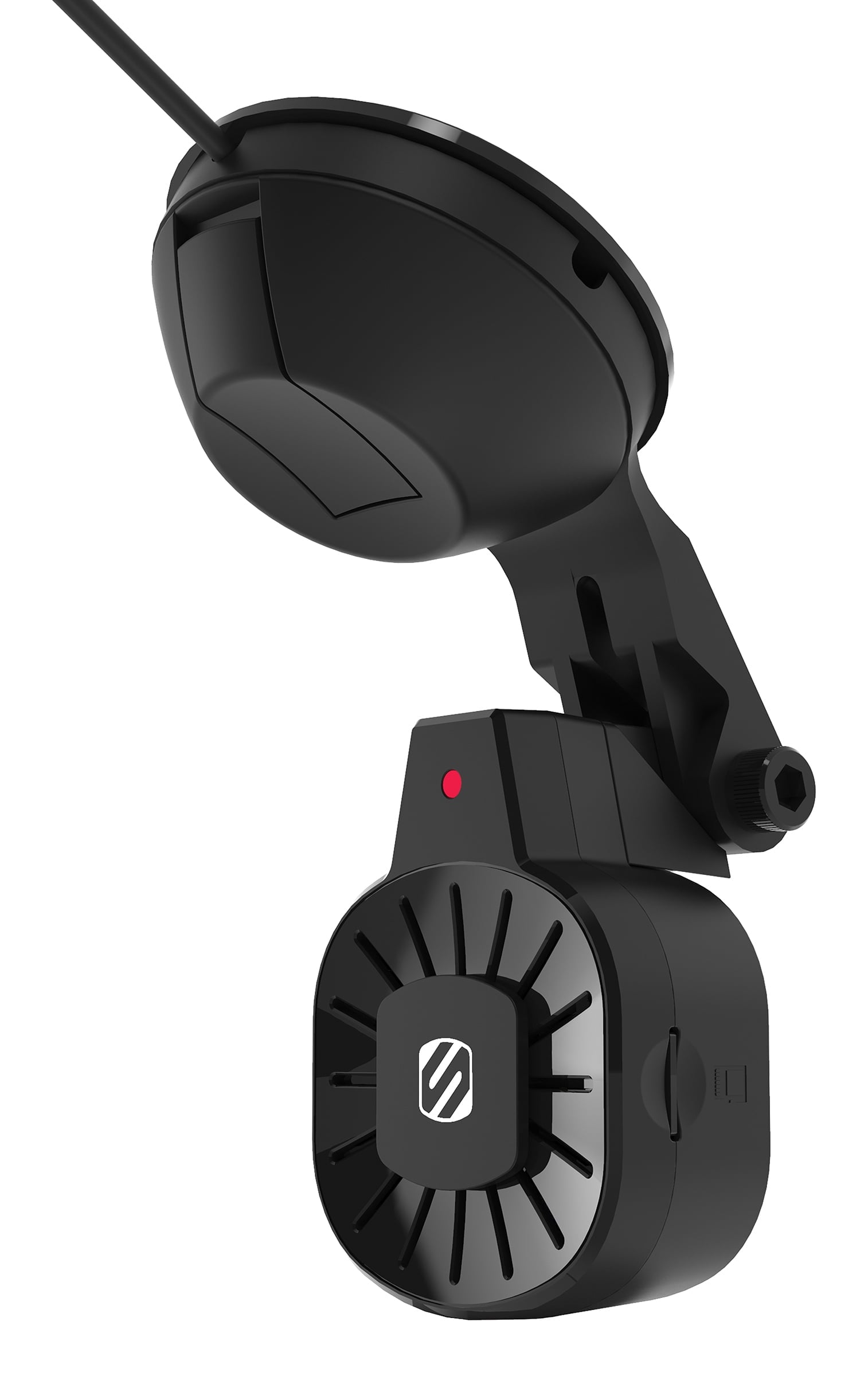 Scosche NEXC11032W-SP1 Full HD Smart Windshield Mount Car Dash Cam Powered by Nexar Black