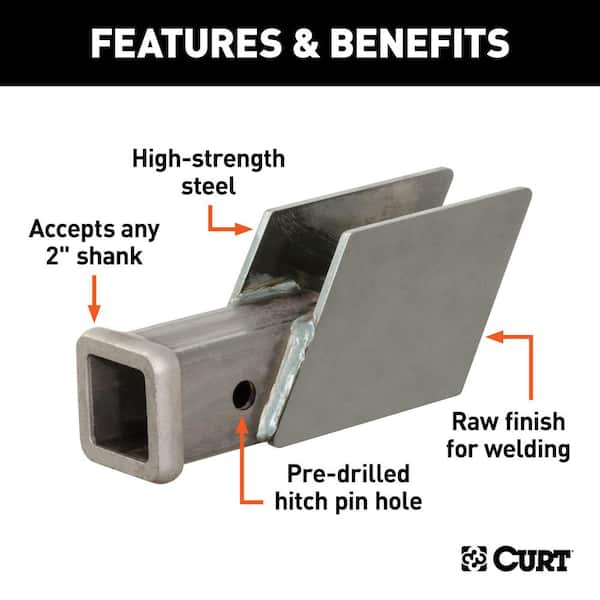 Raw Steel Weld-On Hitch Box (2