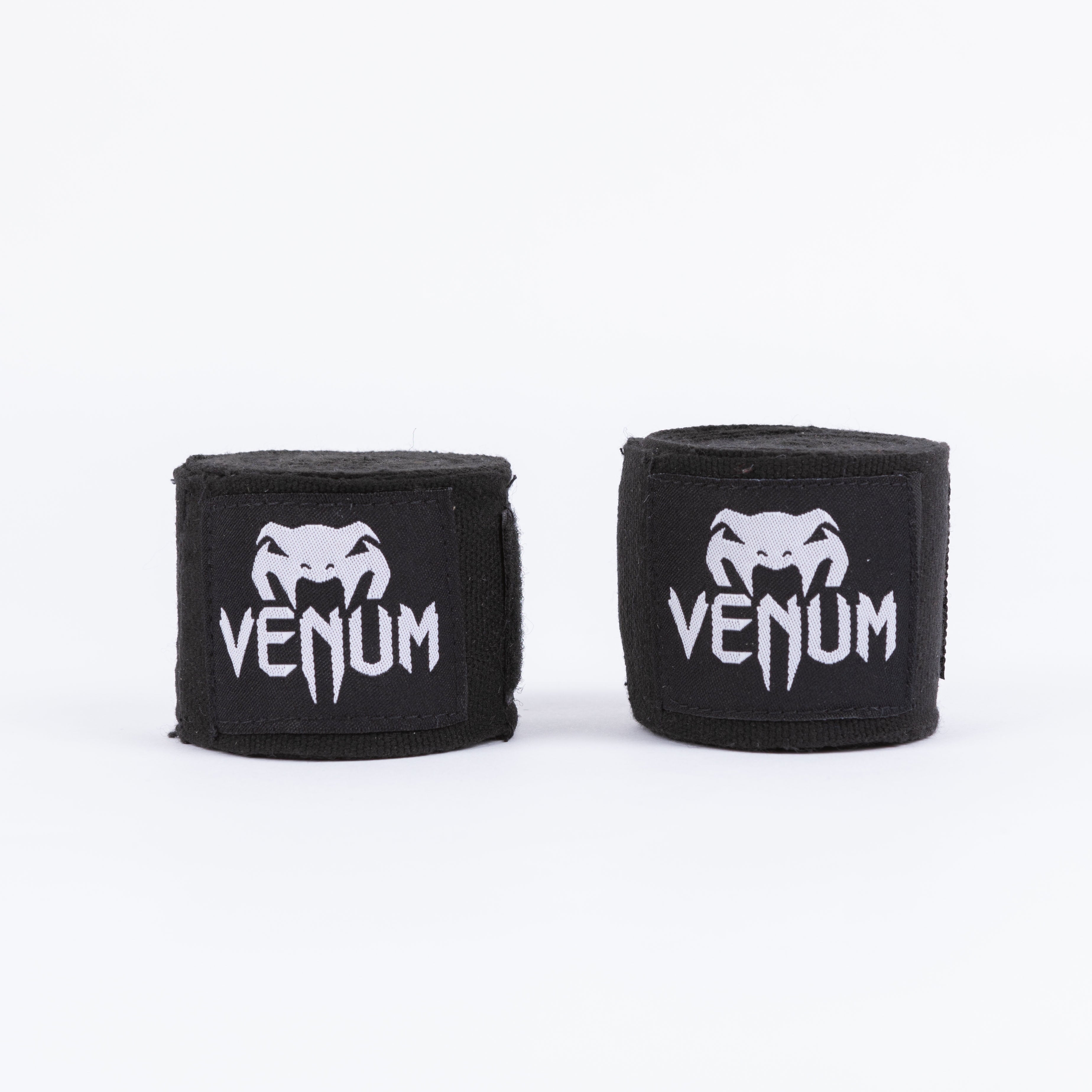Venum Unisex Kontact Elastic Cotton Boxing Exercise Wrap - 180 inch - Black and White