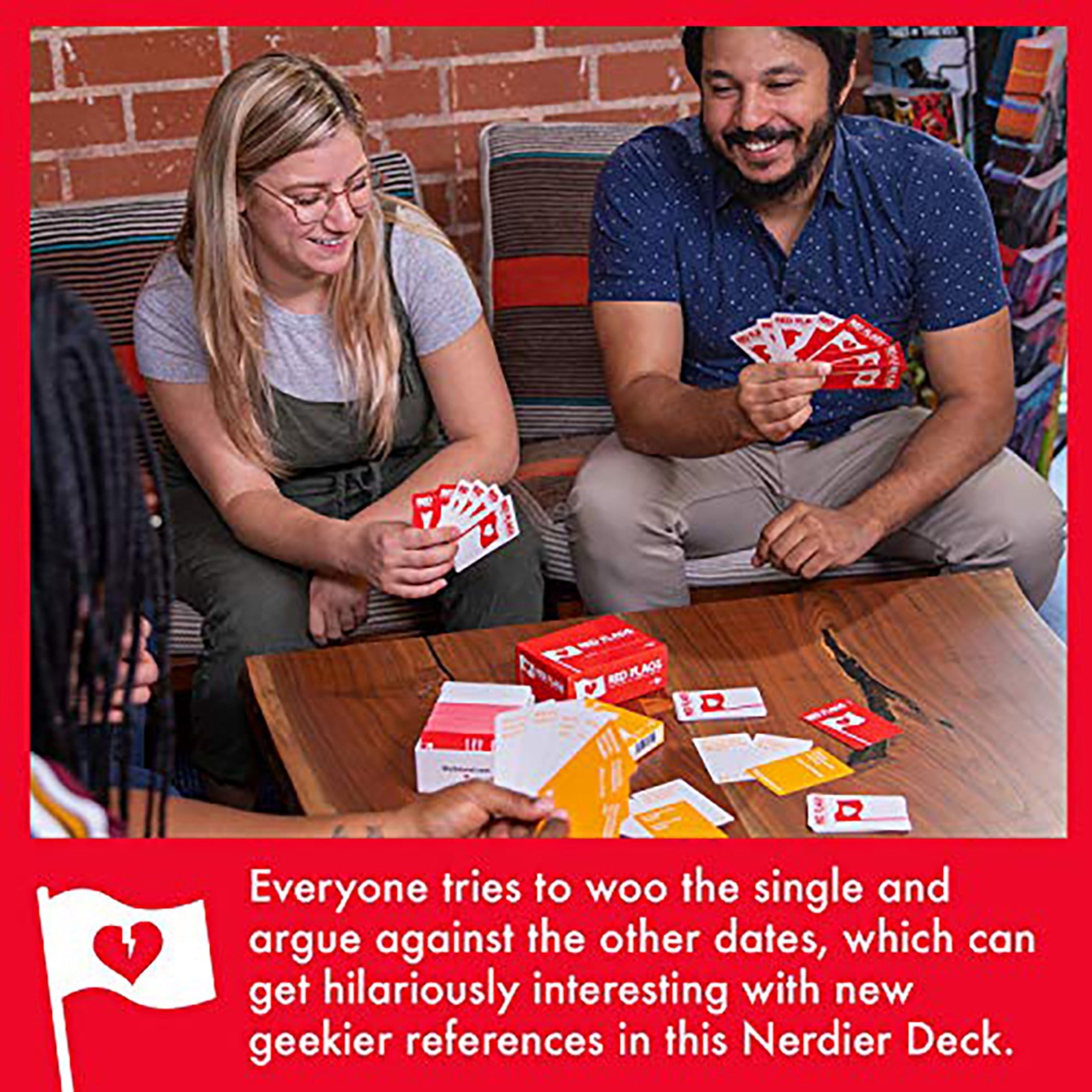Red Flags: Nerdier Deck - Expansion Add 75 Nerd Themed Cards To The Adult Party Game Of Terrible Dates, Ages 17+