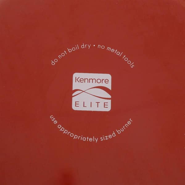 Andover 10-Piece Nonstick Aluminum Cookware Set In Red Gradient