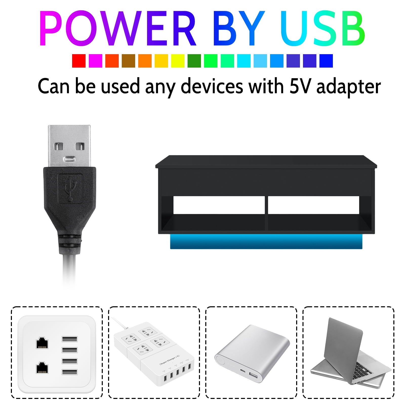 Hommpa Lift Top Coffee Table with Hidden Compartment High Gloss LED Coffee Tables Center Rising Cocktail Table for Living Room Accent Furniture Black Finish