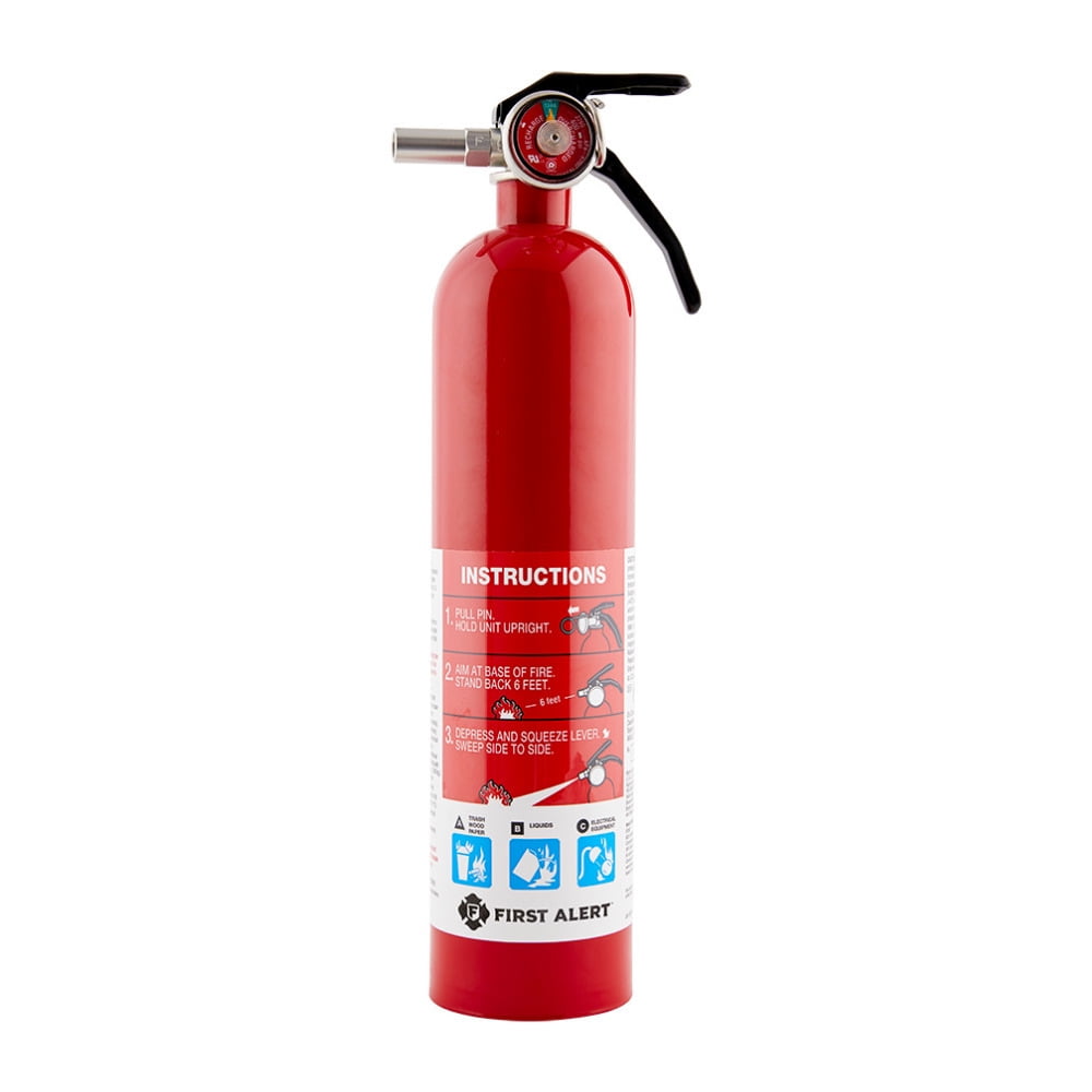 First Alert HOME1 ABC 2.5 lbs. Rechargeable Fire Extinguisher (2 Pack)
