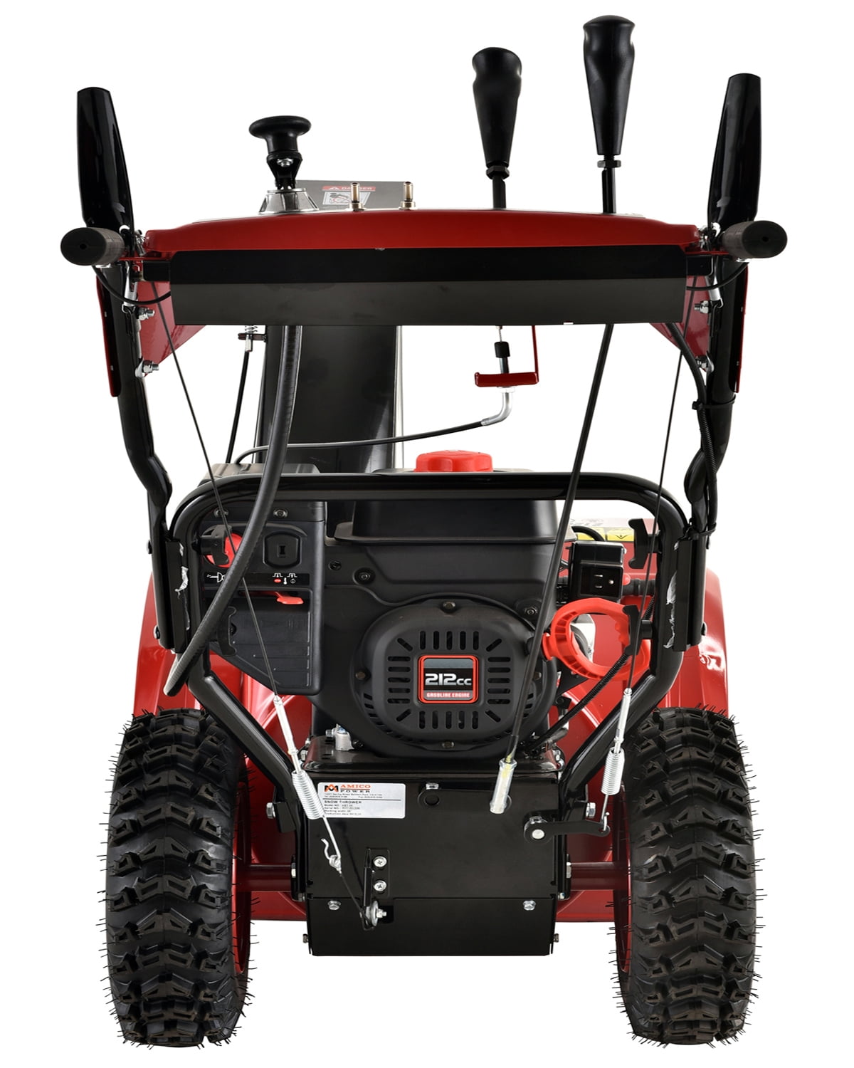 AmicoPower 28 inch Two-Stage Electric Start Gas Snow Blower