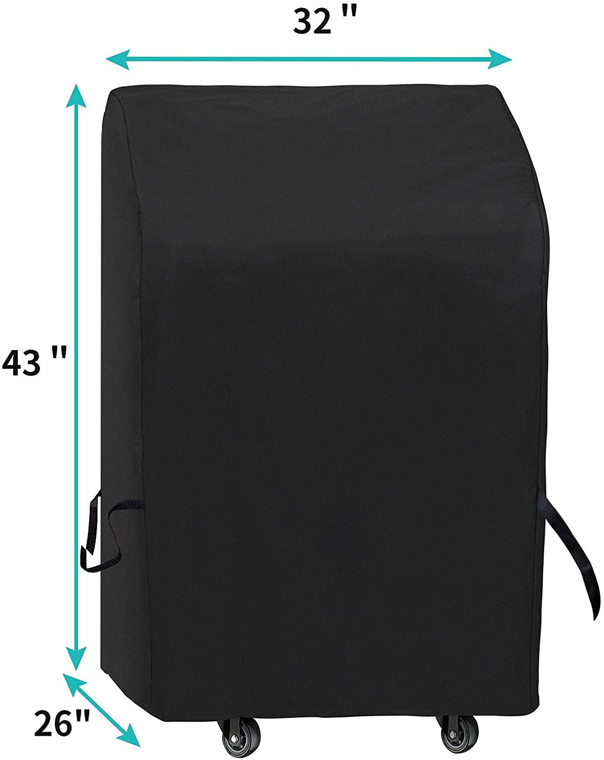 iCOVER Small Grill Cover - 30 inch Two Burner BBQ Gas Grill Cover 600D Heavy Duty Waterproof, Fit Grill with Collapsed Side Tables, Weber/Char-Broil/Brinkmann/Nexgrill/Jenn Air/Pit Boss 3 Series