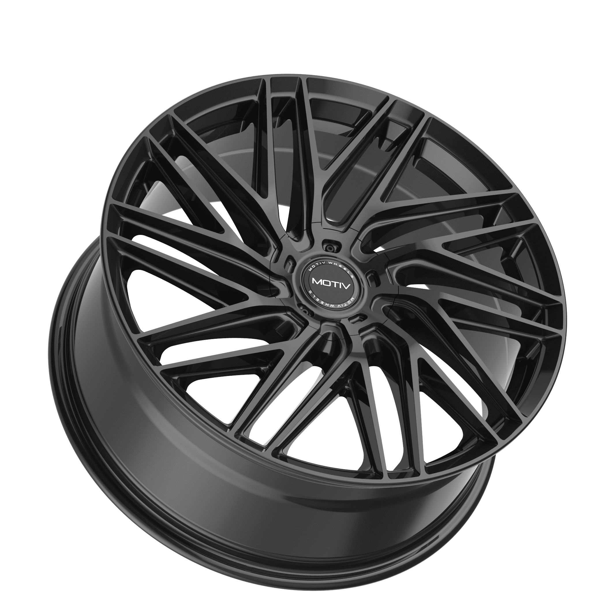 Motiv 20x8.5 5X108 429B Align Black Wheel Rim