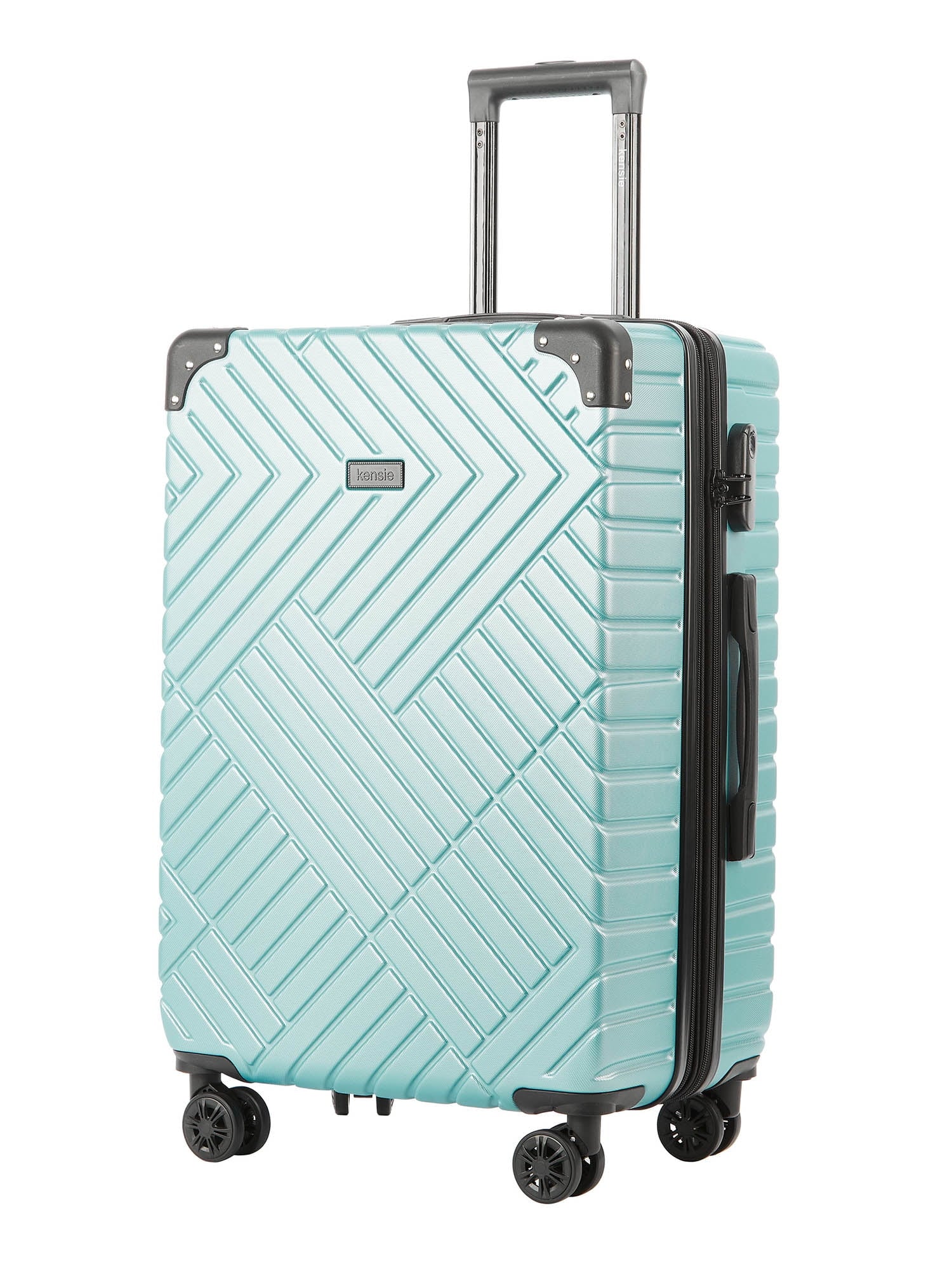 Kensie 3 Pc. Hardside Expandable Luggage Set, Teal