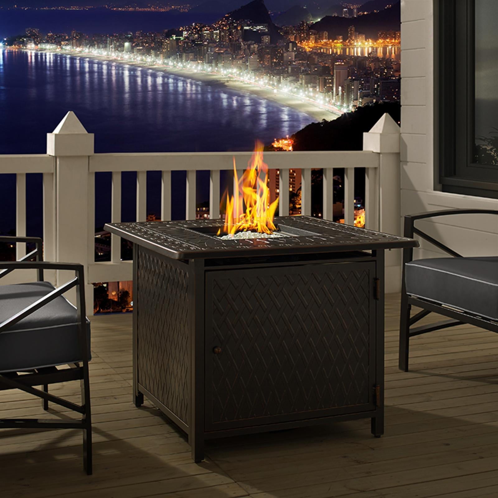 Fire Sense Cartney 32 in. Propane Fire Pit