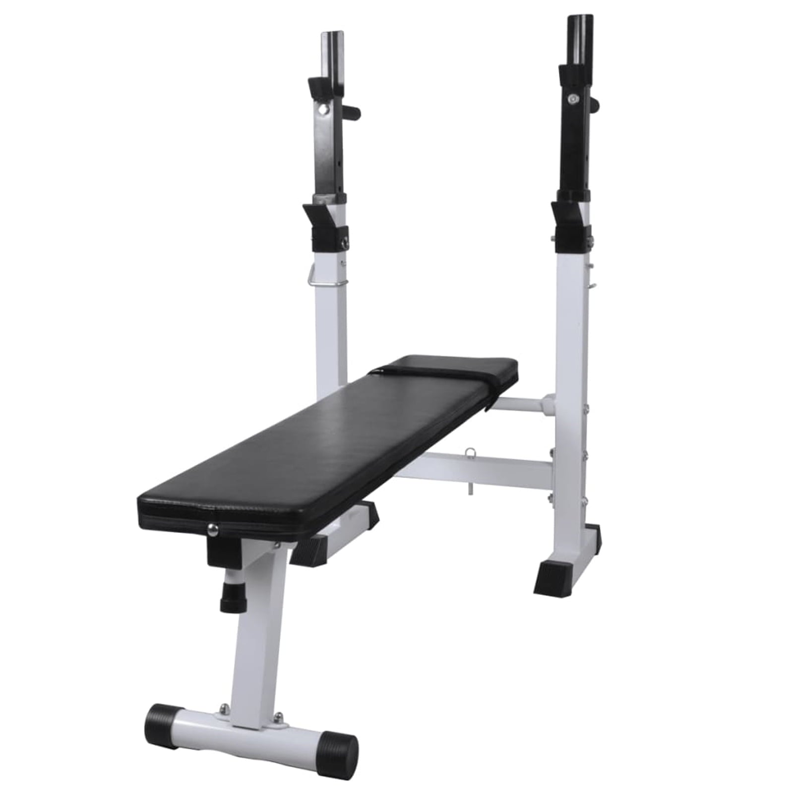 Htovila Workout Bench with Weight Rack, Barbell and Dumbbell Set 264.6 lb