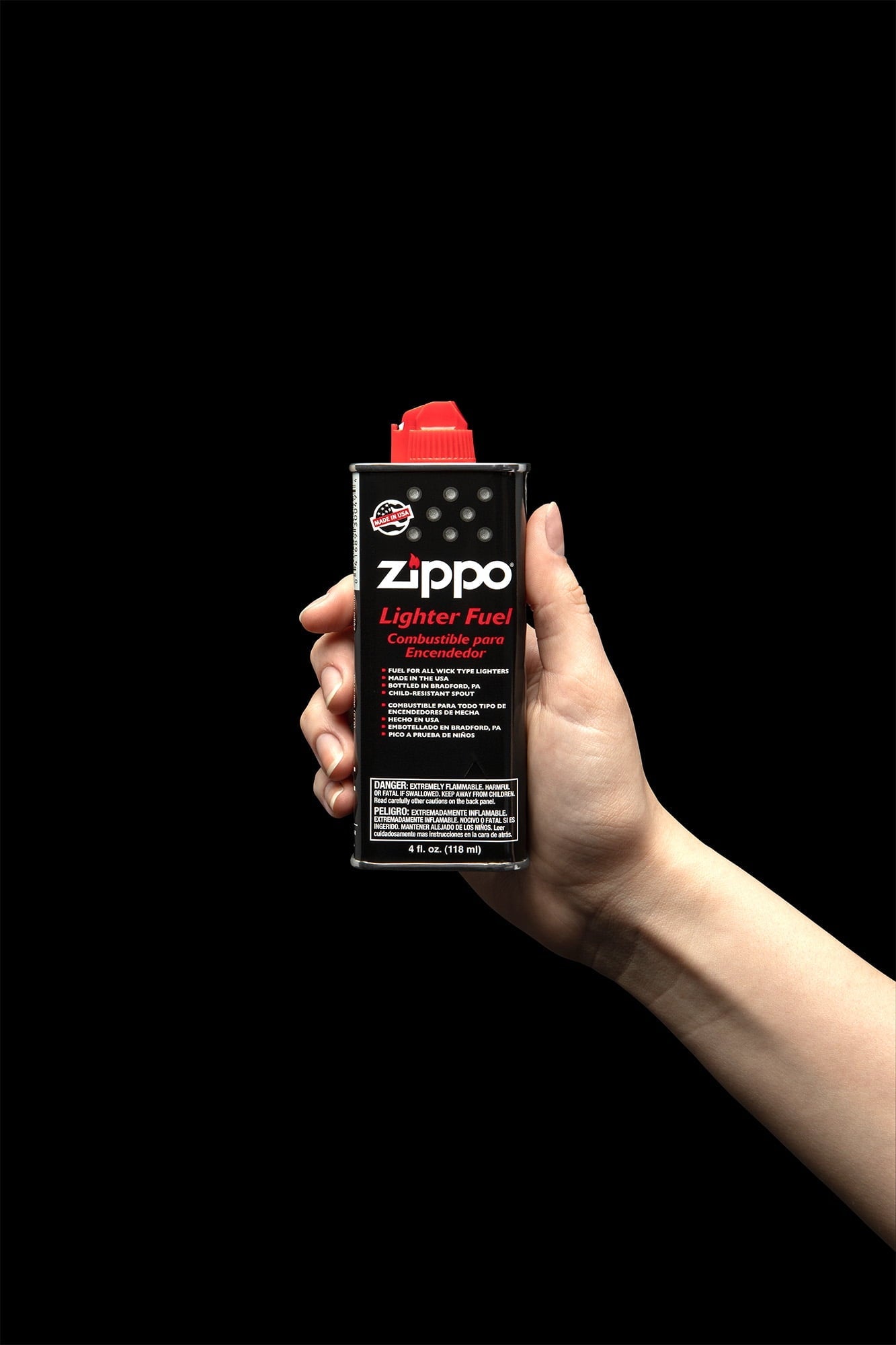 Zippo 4 ounce Lighter Fluid, can