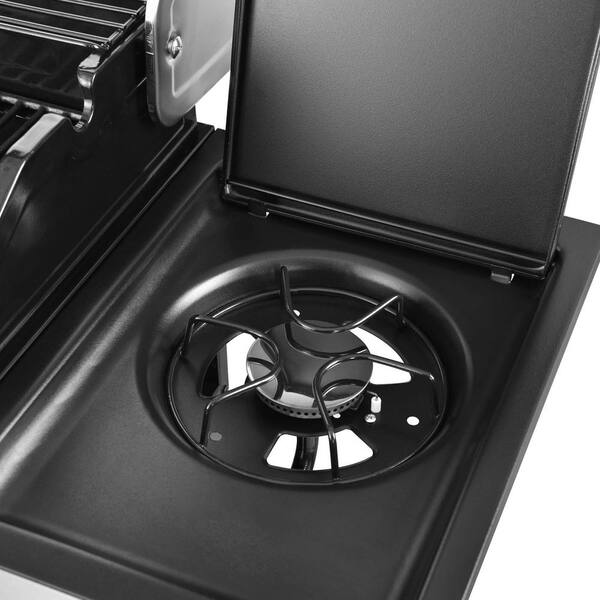 6-Burner BBQ Liquid Propane Gas Grill with Sear and Side Burner with Cover, 71,000 BTU Cabinet Style Gas Grill