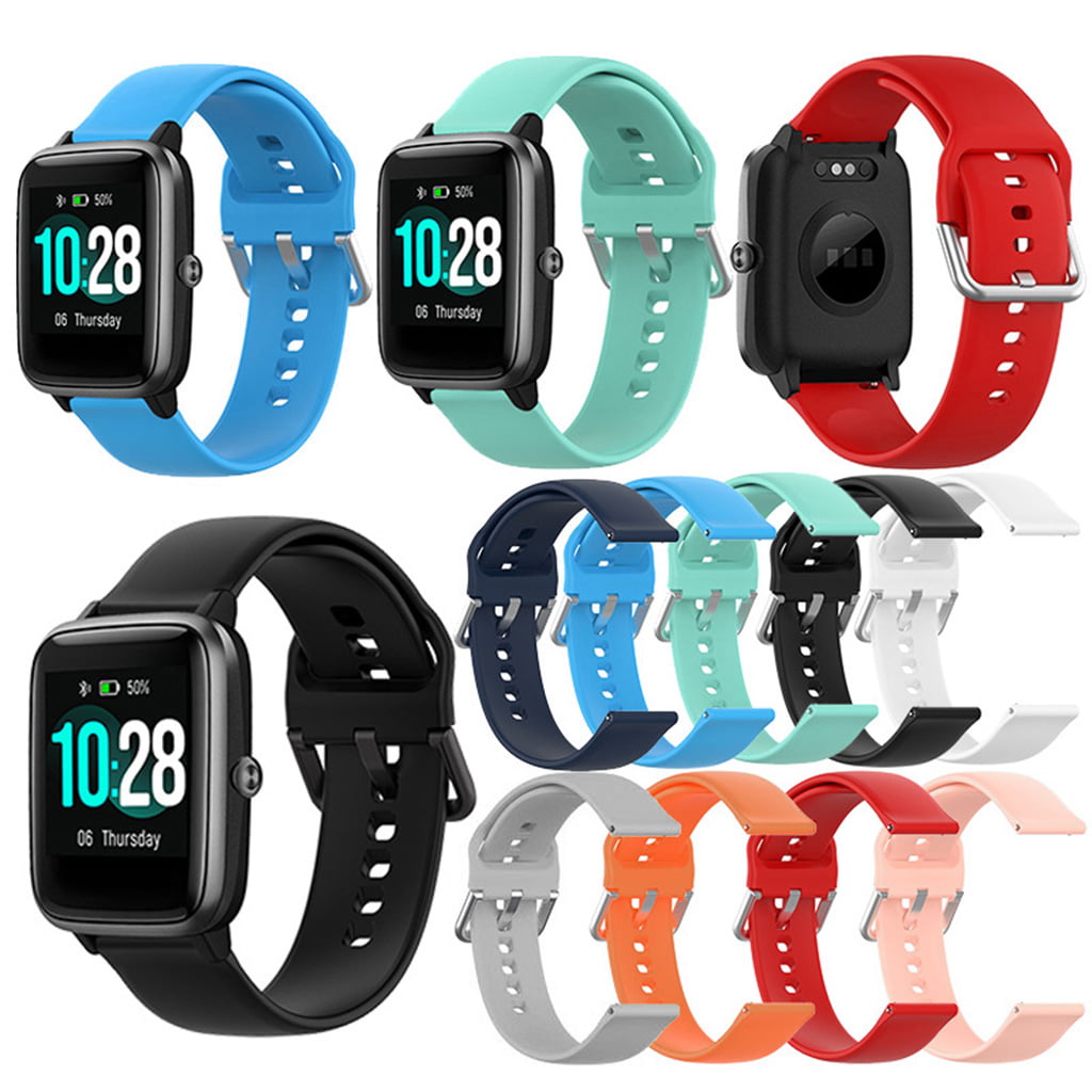 TONKBEEY Compatible with ID205L Smart Watch Bands Adjustable Sport Silicone Replacement Straps Wristbands Bracelet Waterproof