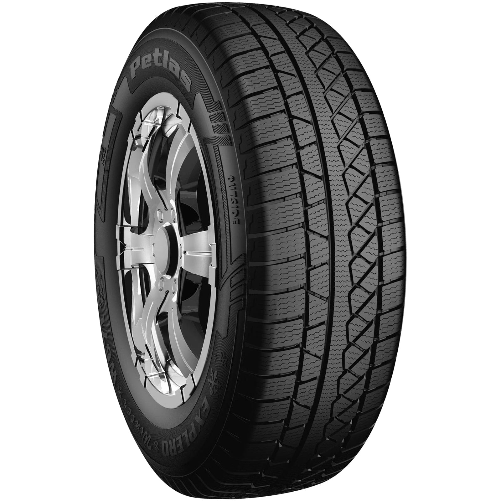 Petlas Explero Winter W671 225/60R17 103V XL (Studless) Snow Tire Fits: 2018-23 Subaru Crosstrek Convenience, 2019-21 Jeep Cherokee Latitude Plus