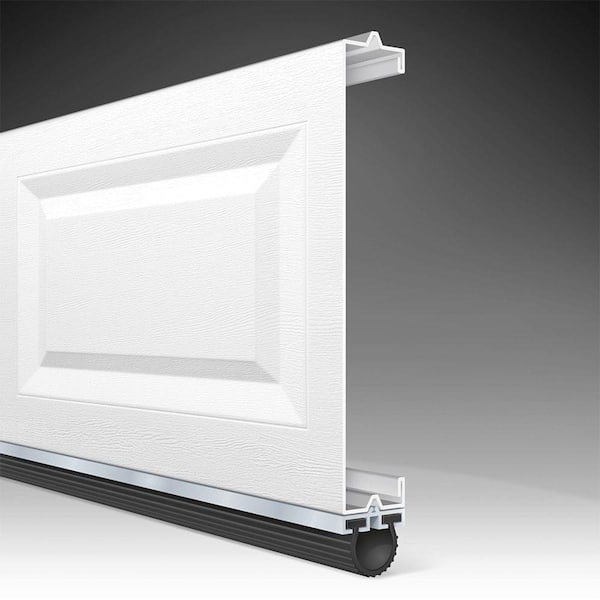 Classic Collection 16 ft. x 7 ft. Non-Insulated Solid White Garage Door