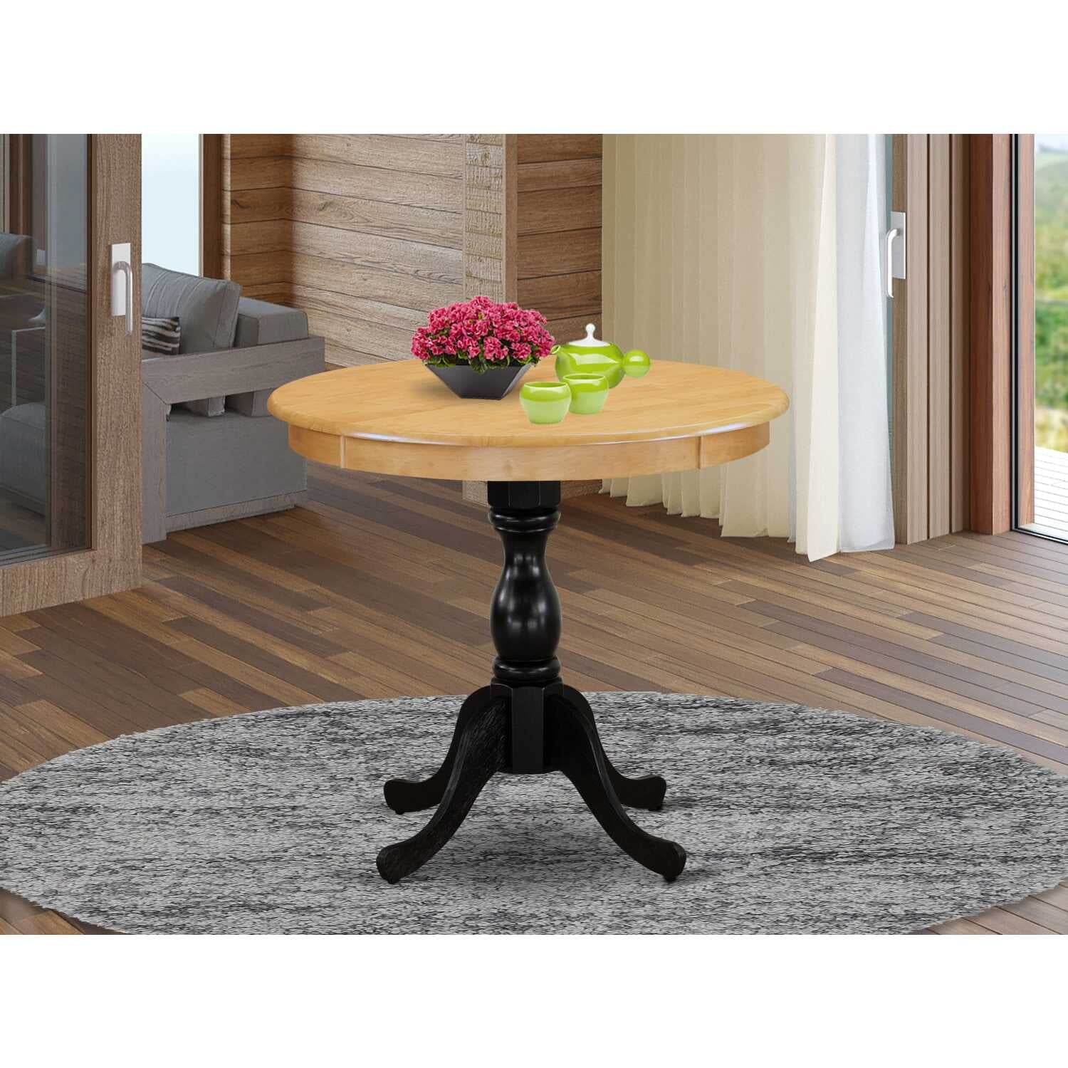 East West Furniture AMT-OBL-TP Antique 36